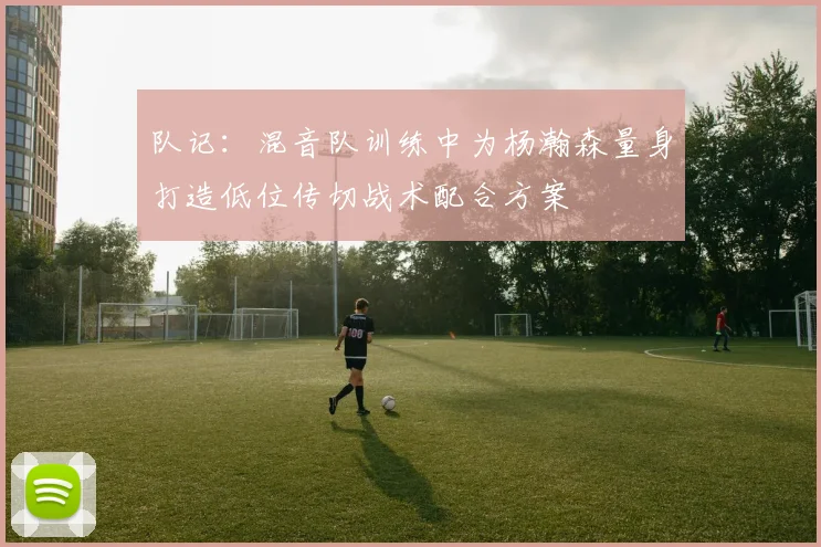 队记：混音队训练中为杨瀚森量身打造低位传切战术配合方案